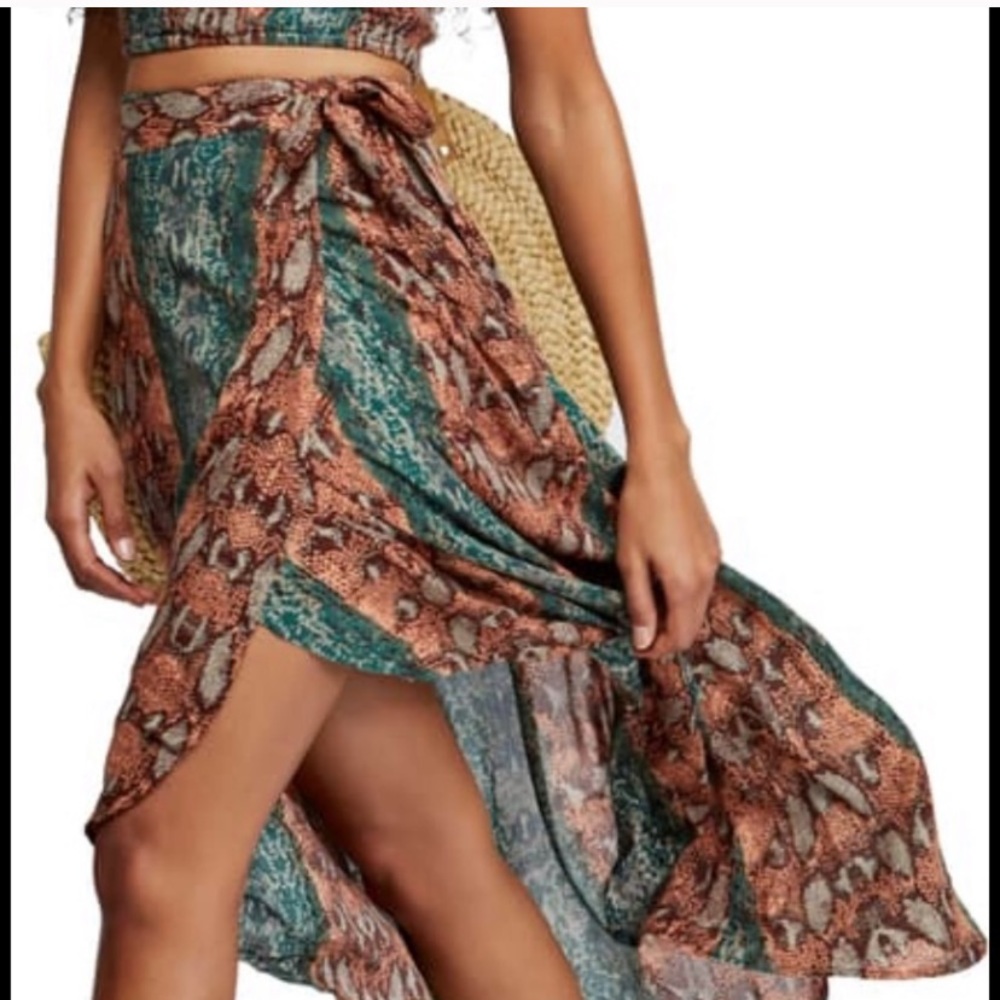 Free People Wrap Skirt